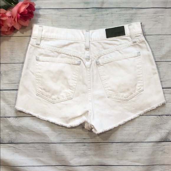 LF Carmar Rhinestone Hi Rise Distress Jean Shorts - Picture 9 of 10